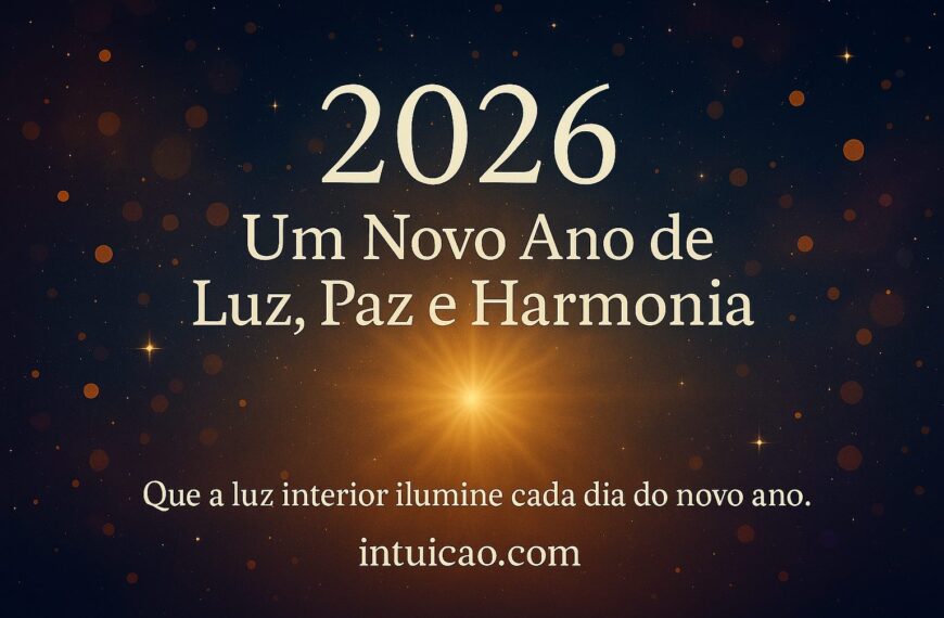 2026 – Um Ano Novo em direção à Luz!