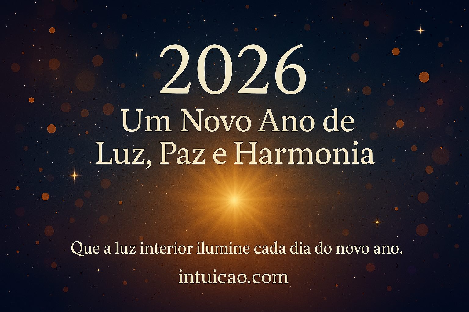 2026 – Um Ano Novo em direção à Luz!
