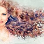 sorriso - Imagem artística de Mulher sorrindo com expressividade da alma em seu olhar.