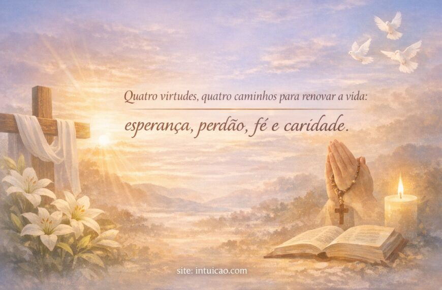 Esperança, perdão, fé e caridade